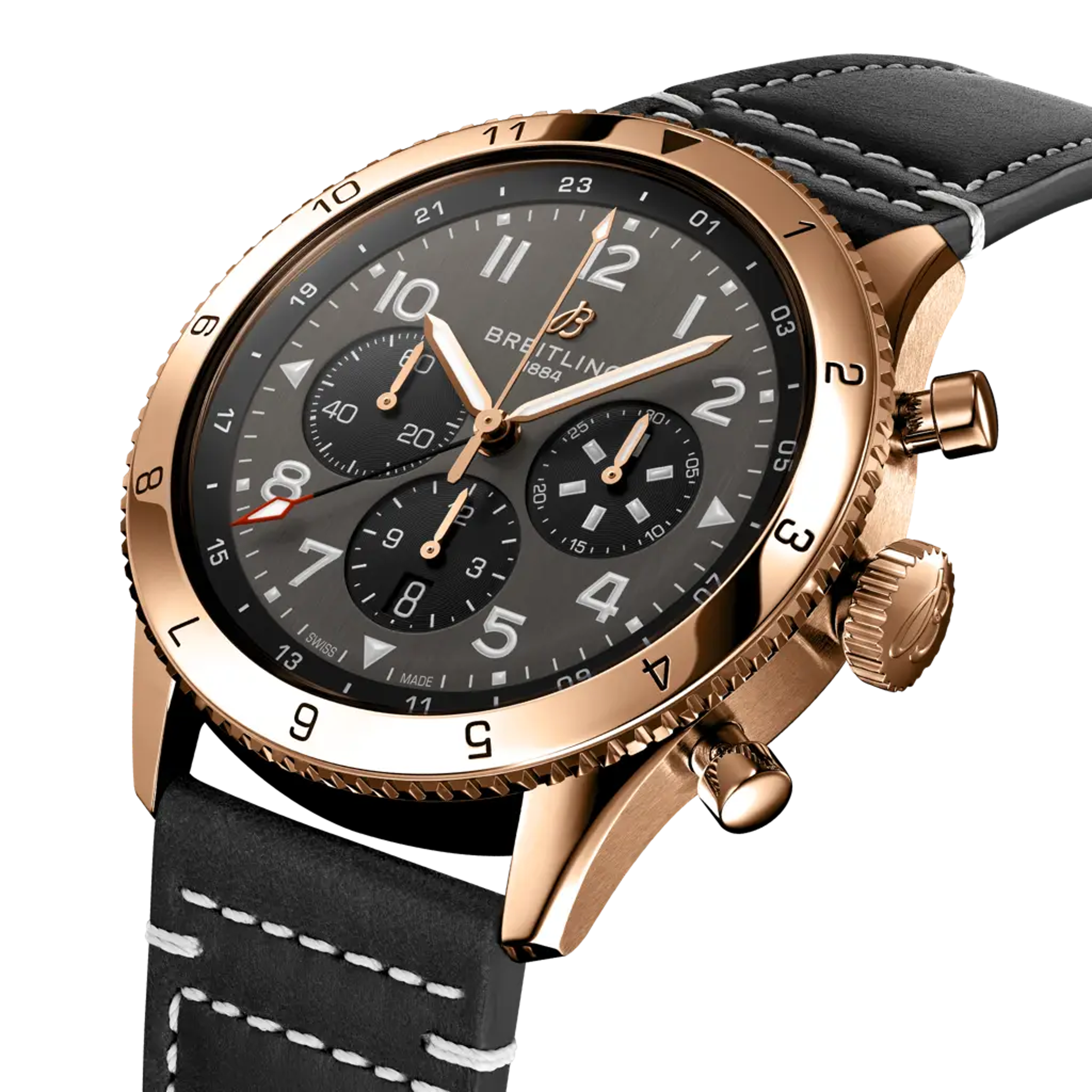 Super AVI B04 Chronograph GMT 46 P-51 Mustang - RB04451A1B1X1