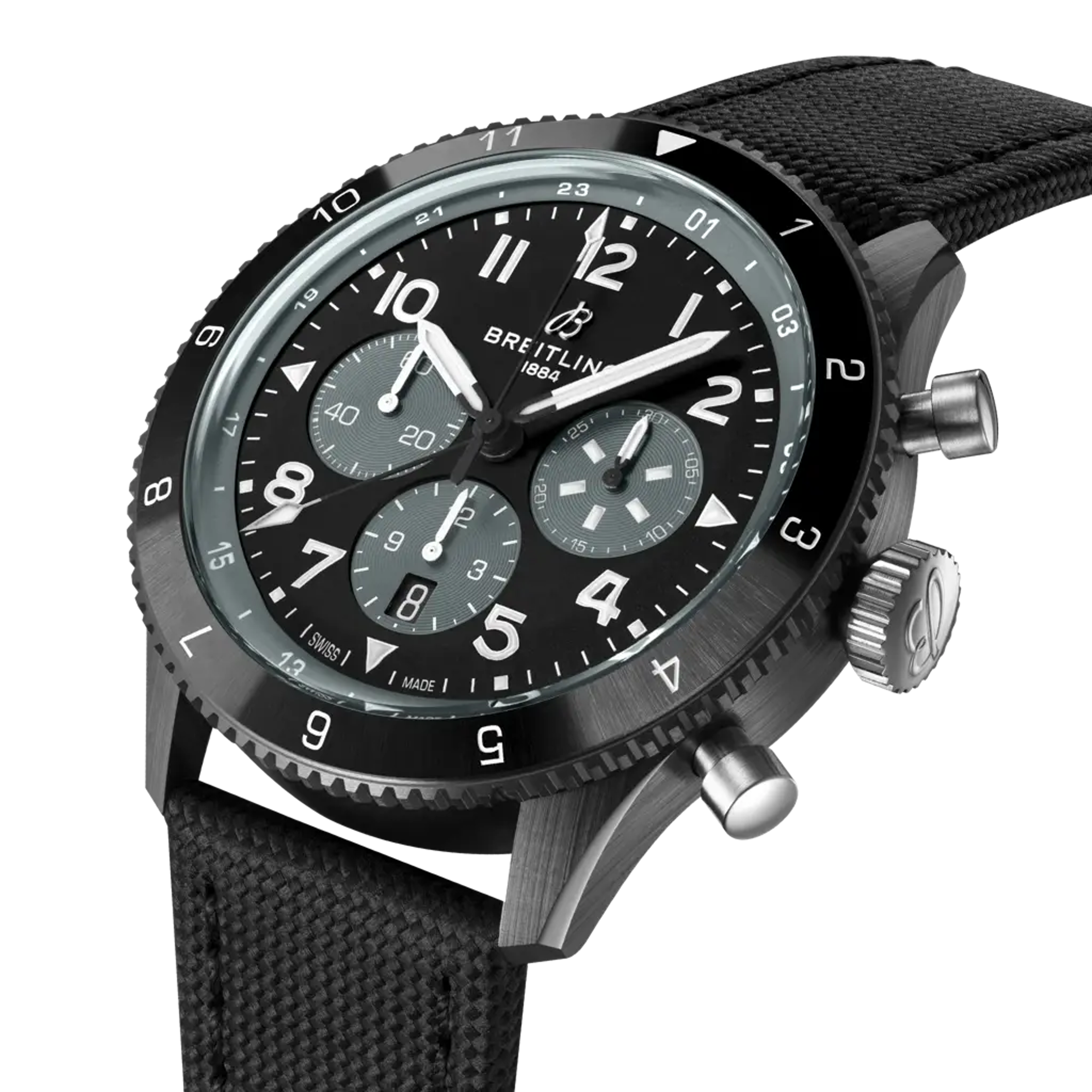 Super AVI B04 Chronograph GMT 46 Mosquito Night Fighter - SB04451A1B1X1