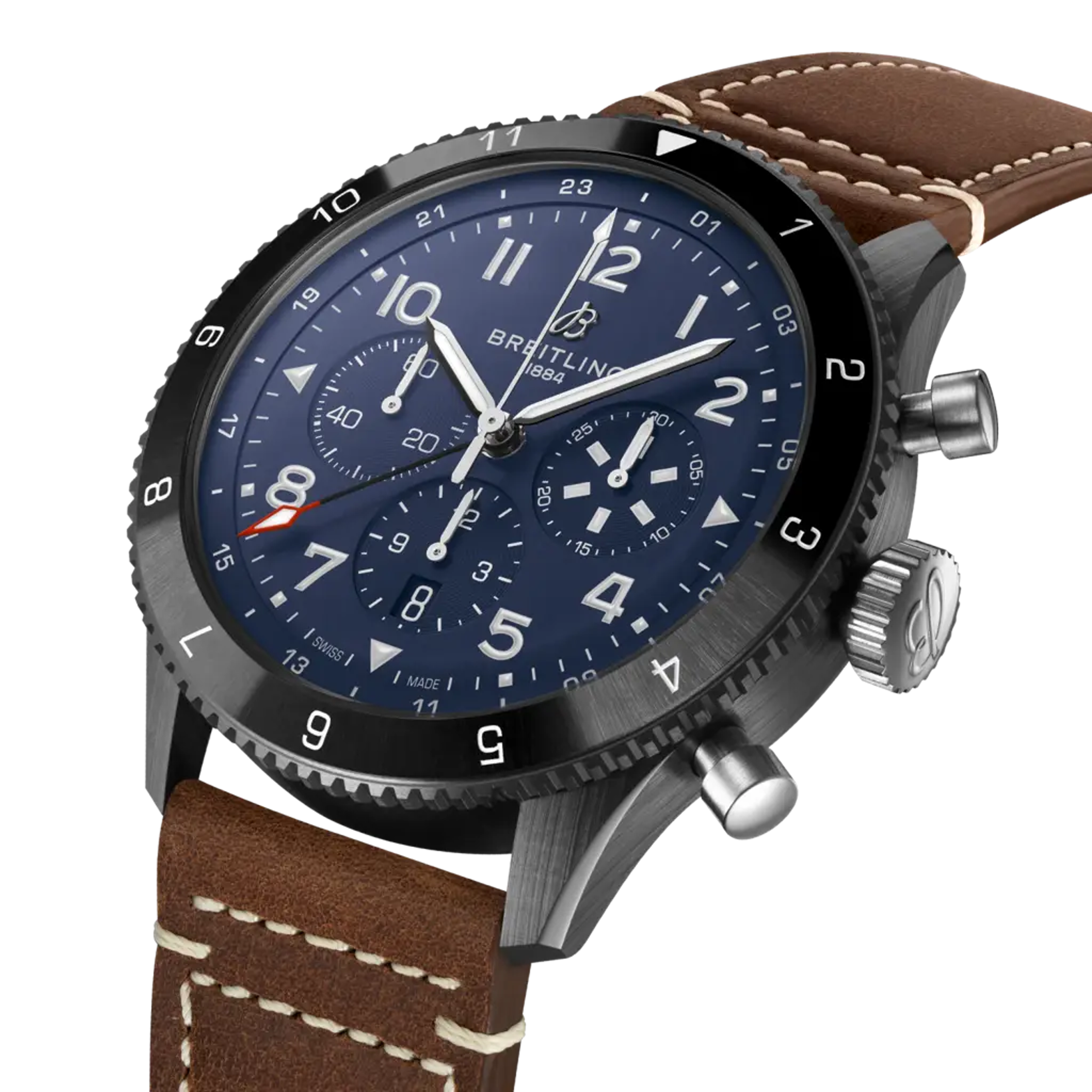 Super AVI B04 Chronograph GMT 46 Tribute to Vought F4U Corsair - SB04452A1C1X2