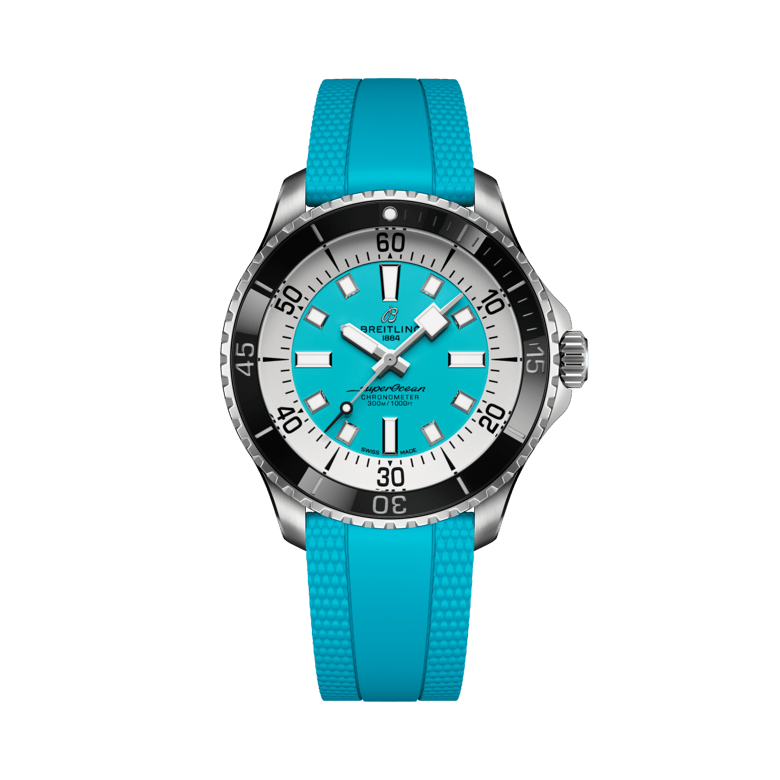 Superocean Automatic 44, référence A17376211L2S2. Lien vers les détails du produit.