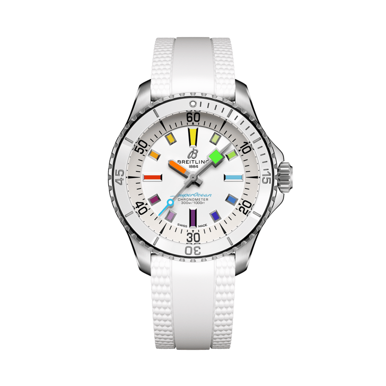 Superocean Automatic 36超級海洋自動腕錶，貨號 A173775A1A1S1。 連結到產品詳細頁。