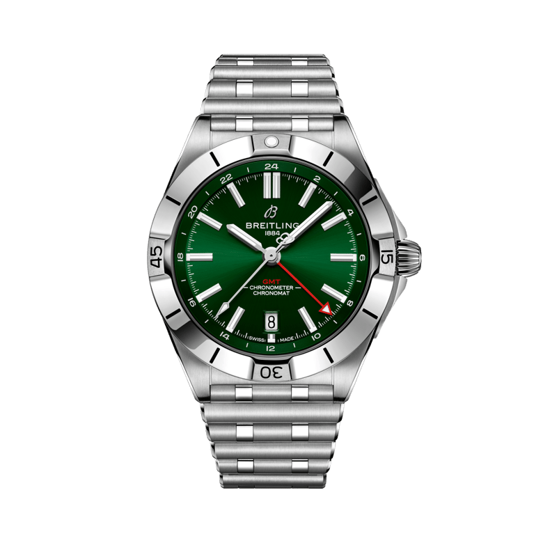 Chronomat Automatic GMT 40, référence A32398101L1A1. Lien vers les détails du produit.
