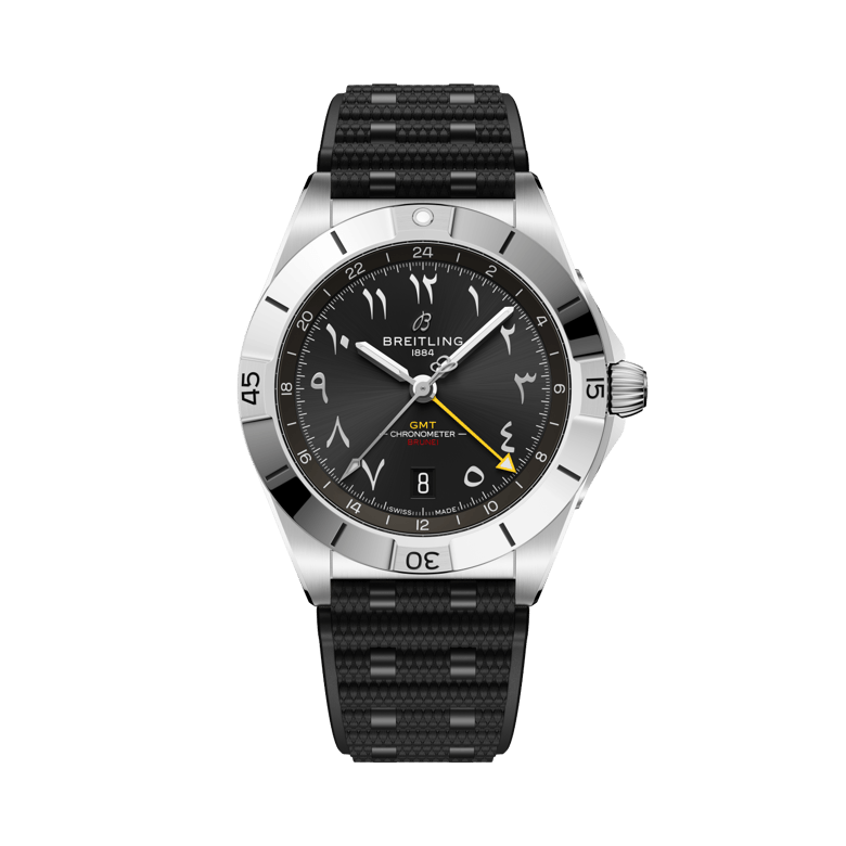 Chronomat Automatic GMT 40, reference A32398E81B1S1. Link to product details.