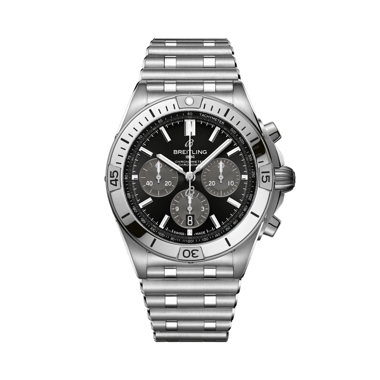 Chronomat B01 42, reference AB01341B1B1A1. Link to product details.