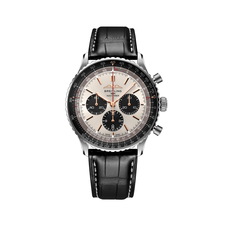 Navitimer B01 Chronograph 46 SWISS Limited EditionNavitimer B01 Chronograph 46 SWISS Limited Edition, riferimento AB01374A1G1P1. Link ai dettagli del prodotto.