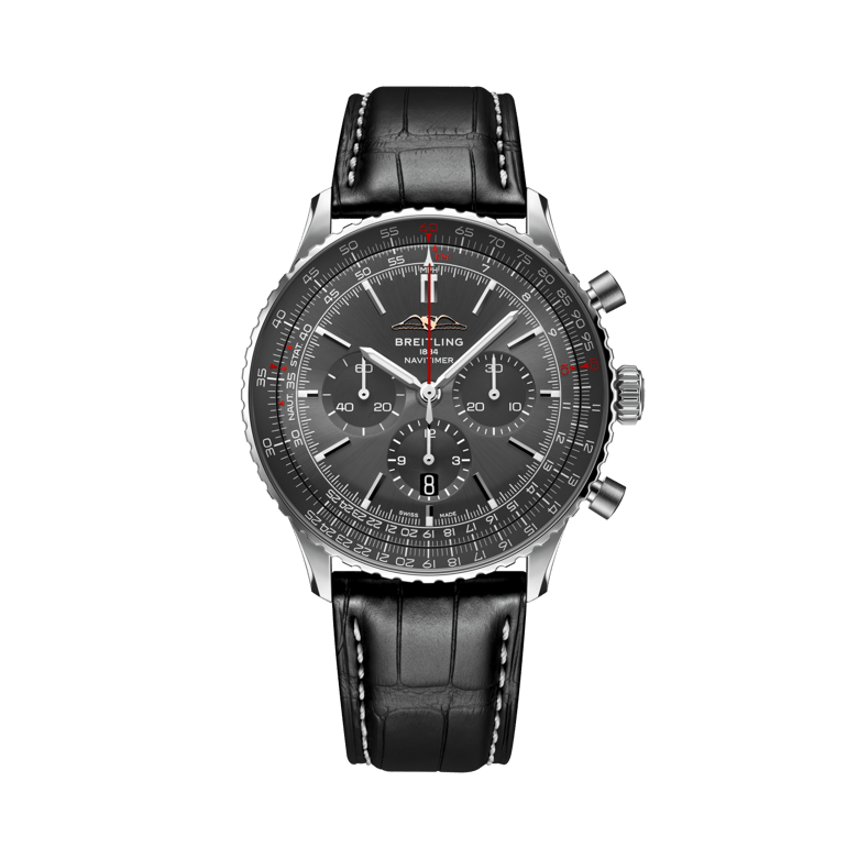 Navitimer B01 Chronograph 46, Referenz AB01376A1B1P1. Link zu Produktdetails.