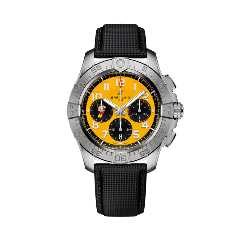 Avenger B01 Chronograph 44 Astroboy復仇者系列計時腕錶，貨號 AB01476A1I1X1。 連結到產品詳細頁。