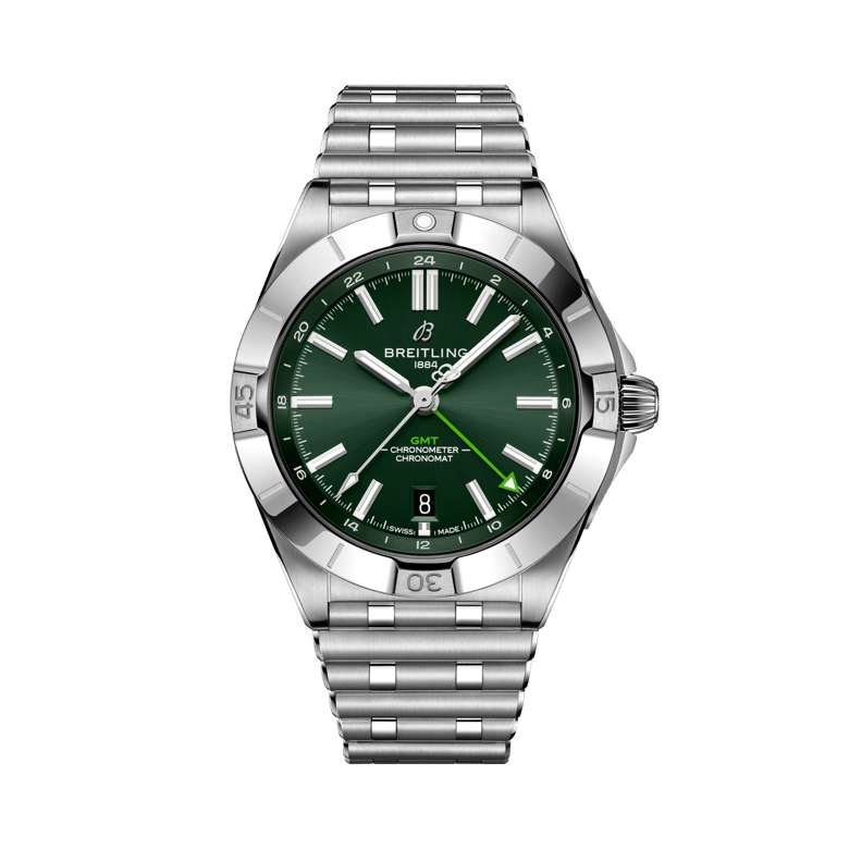 Chronomat Automatic GMT 40, référence P323981A1L1A1. Lien vers les détails du produit.