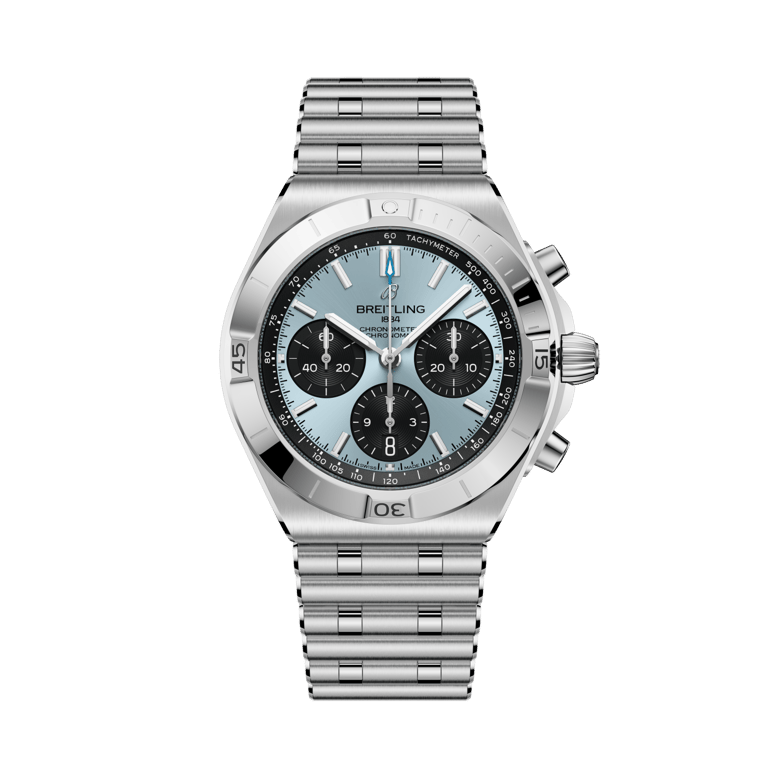 Chronomat B01 Chronograph 42, référence PB0158101C1A1. Lien vers les détails du produit.