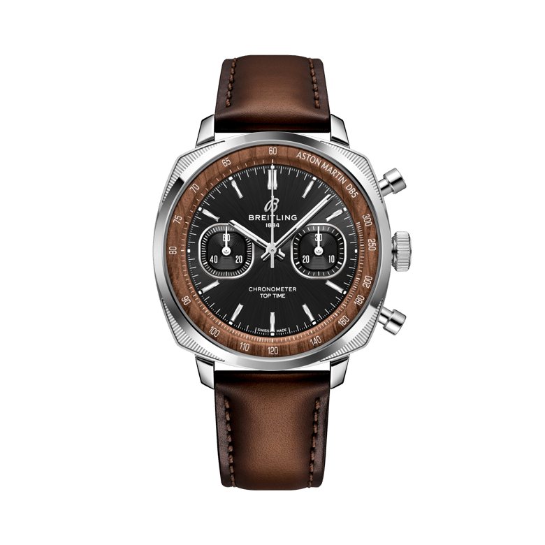 Top Time B01 Chronograph 41 Tribute to Aston Martin DB5, reference PB0178121B1X1. Link to product details.