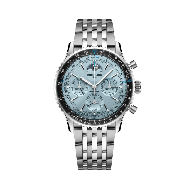 Navitimer B19 Chronograph 43 Perpetual Calendar, reference PB1920251C1A1. Link to product details.