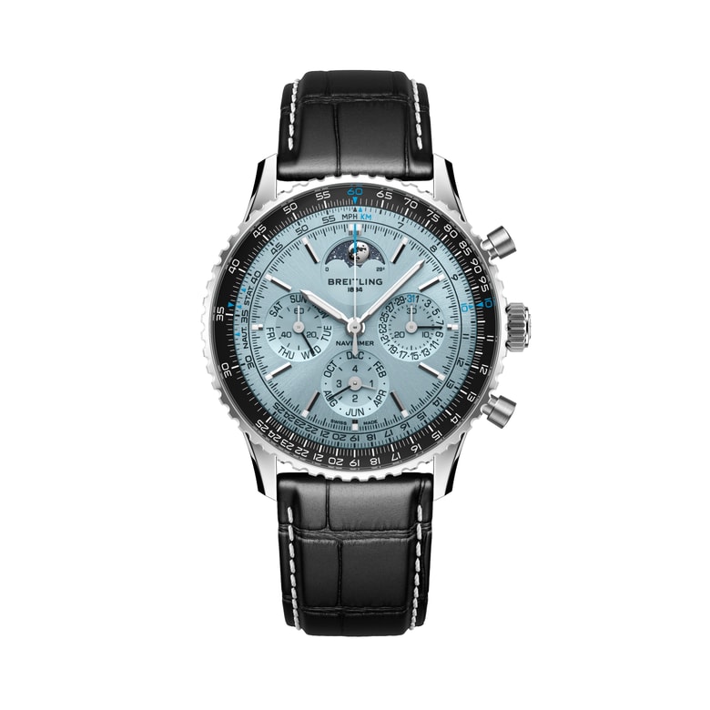 Navitimer B19 Chronograph 43 Perpetual Calendar, reference PB1920251C1P1. Link to product details.