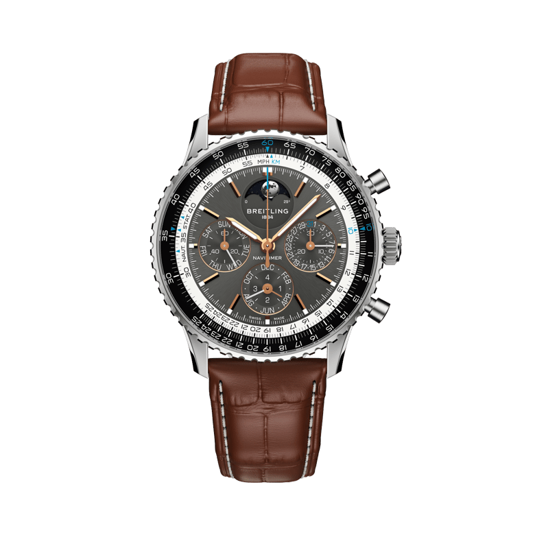 Navitimer B19 Chronograph 43 Perpetual Calendar, riferimento PB1921251B1P1. Link ai dettagli del prodotto.