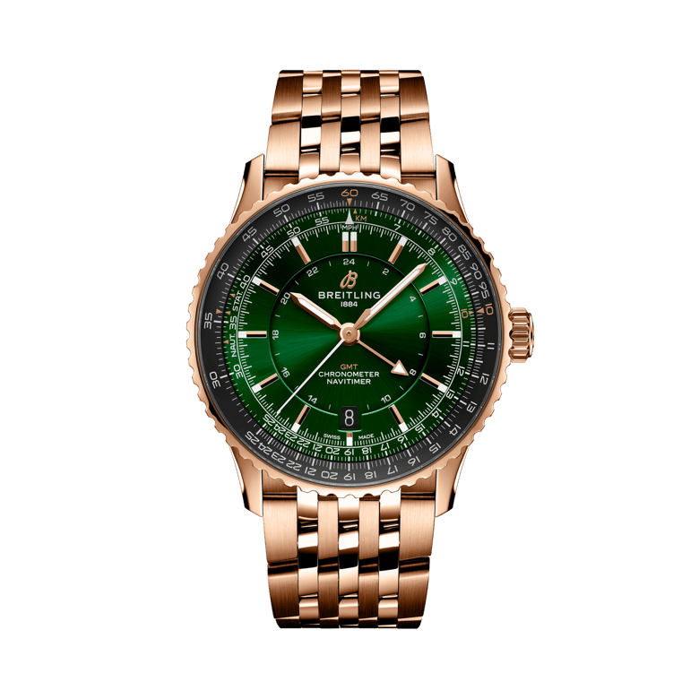 Navitimer Automatic GMT 41, riferimento R32310251L1R1. Link ai dettagli del prodotto.