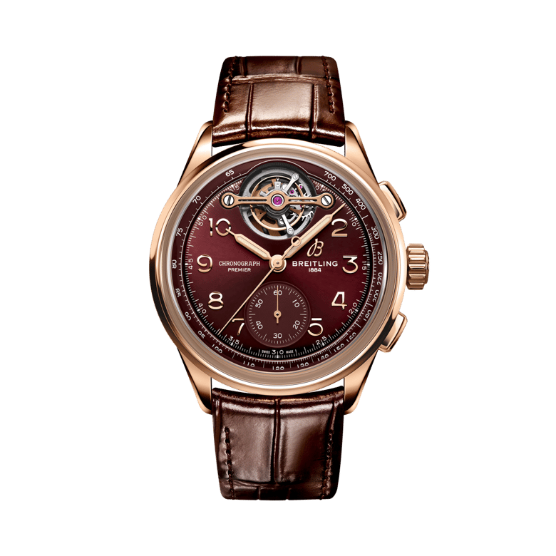 プレミエ B21 クロノグラフ トゥールビヨン 42 ジャパン リミテッド、リファレンス RB21202A1K1P1。 商品詳細ページへのリンク。