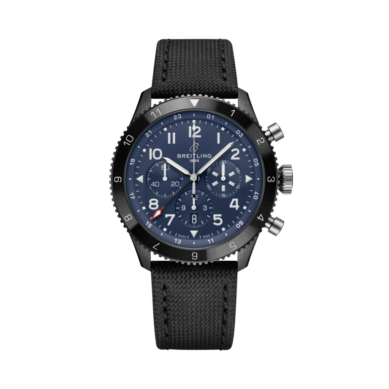 Super AVI B04 Chronograph GMT 46 Tribute to Vought F4U Corsair, reference SB04452A1C1X1. Link to product details.