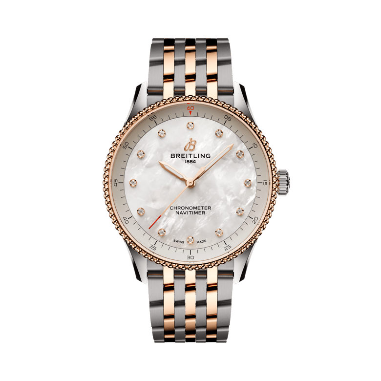 Navitimer 32, reference U77320E61A1U1. Link to product details.