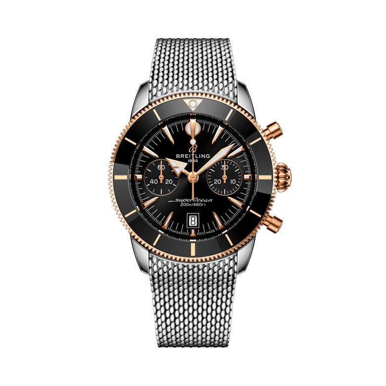Superocean Heritage B01 Chronograph 42, reference UB0156H11B1A1. Link to product details.