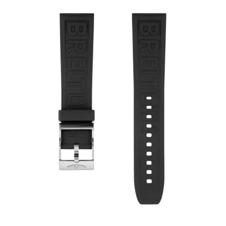 Black Diver Pro rubber strap, reference 154S. Link to product details.