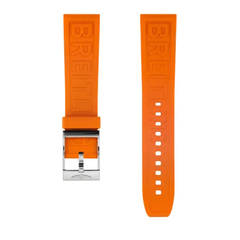 Bracelet en caoutchouc Diver Pro orange, référence 174S. Lien vers les détails du produit.