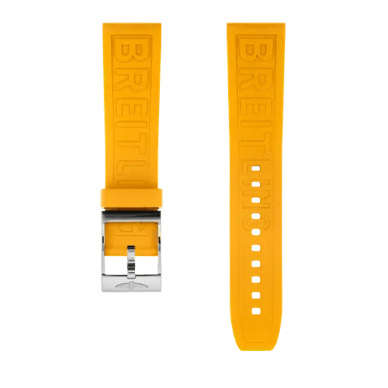 Bracelet en caoutchouc Diver Pro jaune, référence 175S. Lien vers les détails du produit.