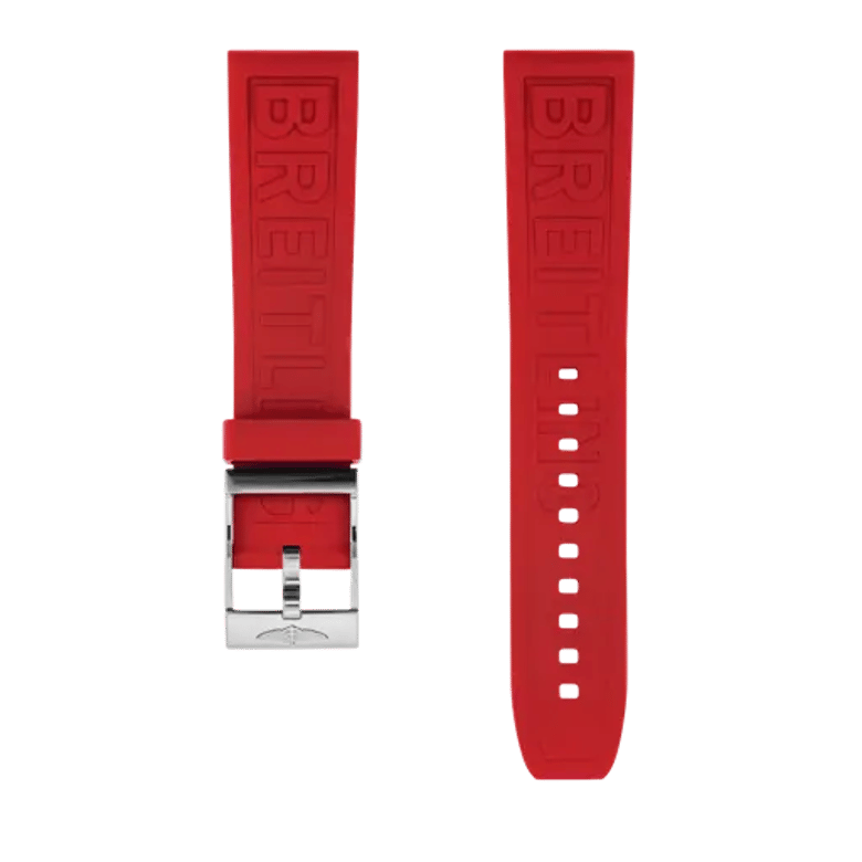 Bracelet en caoutchouc Diver Pro rouge, référence 180S. Lien vers les détails du produit.