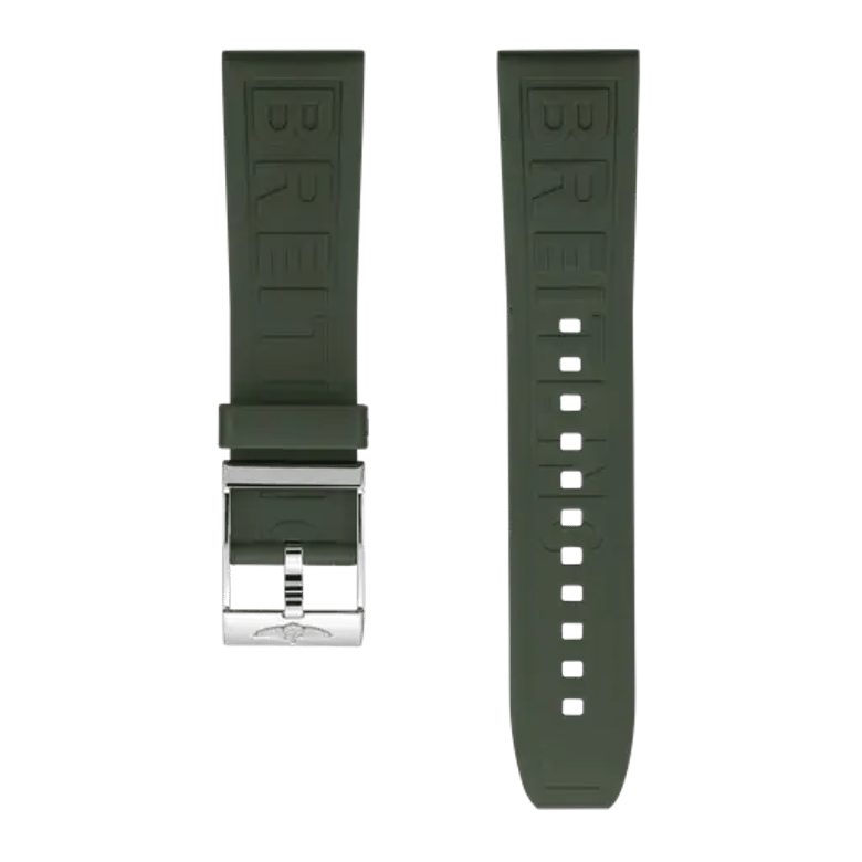 Green Diver Pro rubber strap, reference 188SS. Link to product details.