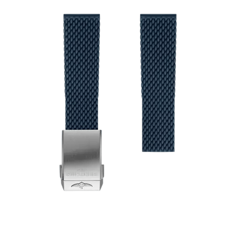 Blue mesh rubber strap, reference 281S. Link to product details.