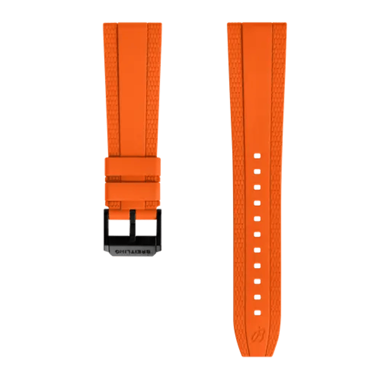 Orange Diver Pro rubber strap, reference 333S. Link to product details.