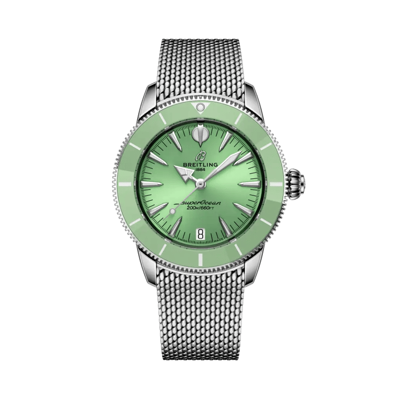 Superocean Heritage Automatic 36, reference A10390361L1A1. Link to product details.