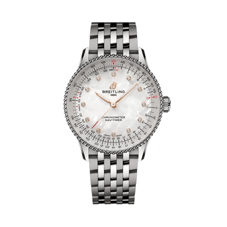 Navitimer Automatic 36, reference A17327211A1A1. Link to product details.