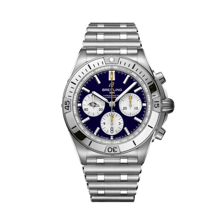 Chronomat B01 42 NFL Baltimore Ravens Edition, reference AB01342B1K2A1. Link to product details.