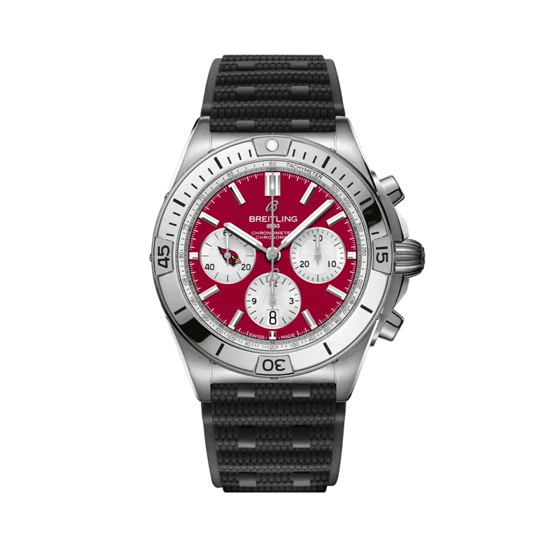 Chronomat B01 42 NFL Arizona Cardinals Edition, reference AB01342B1K6S1. Link to product details.