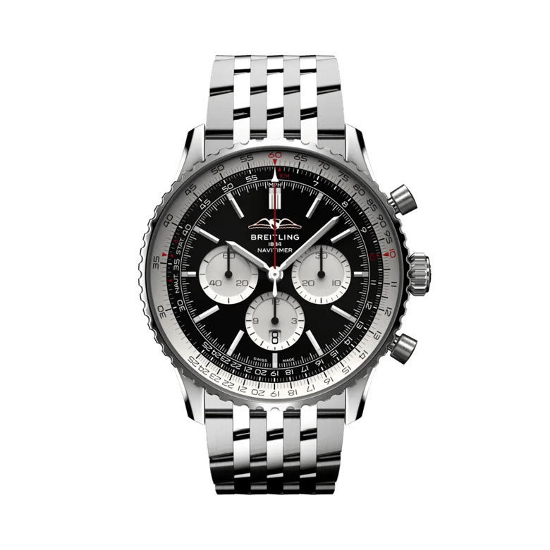 Navitimer B01 Chronograph 46, reference AB0137211B1A1. Link to product details.
