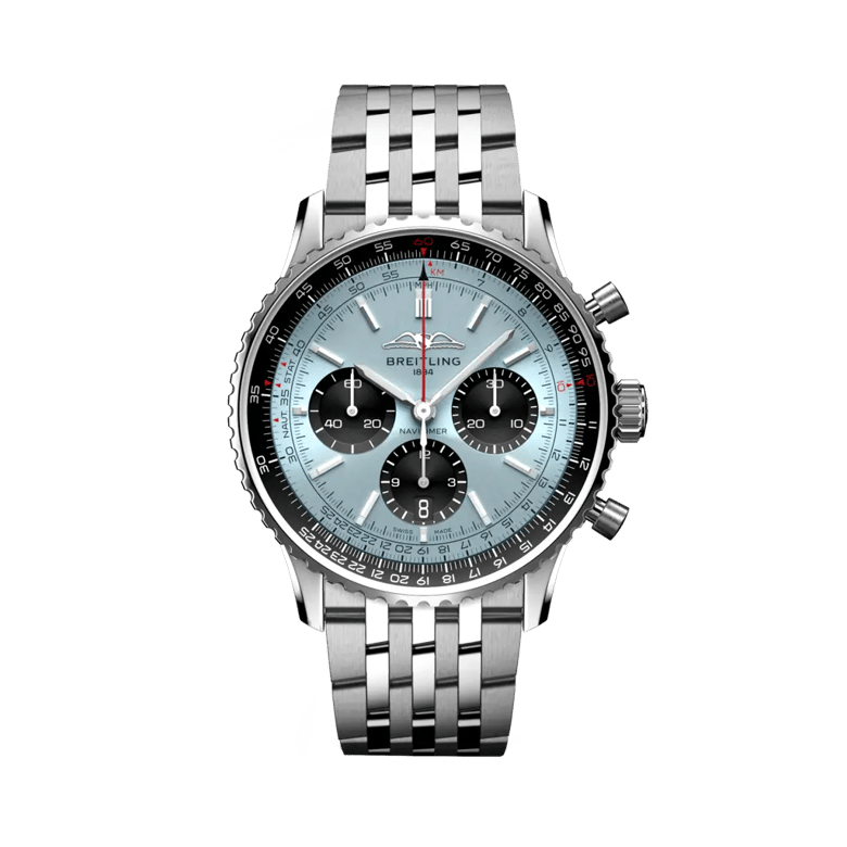 Navitimer B01 Chronograph 43, reference AB0138241C1A1. Link to product details.