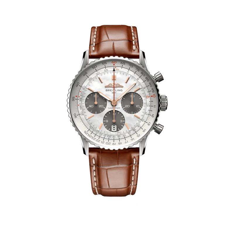 ナビタイマー B01 クロノグラフ 41 - AB0139241C2A1 | Breitling