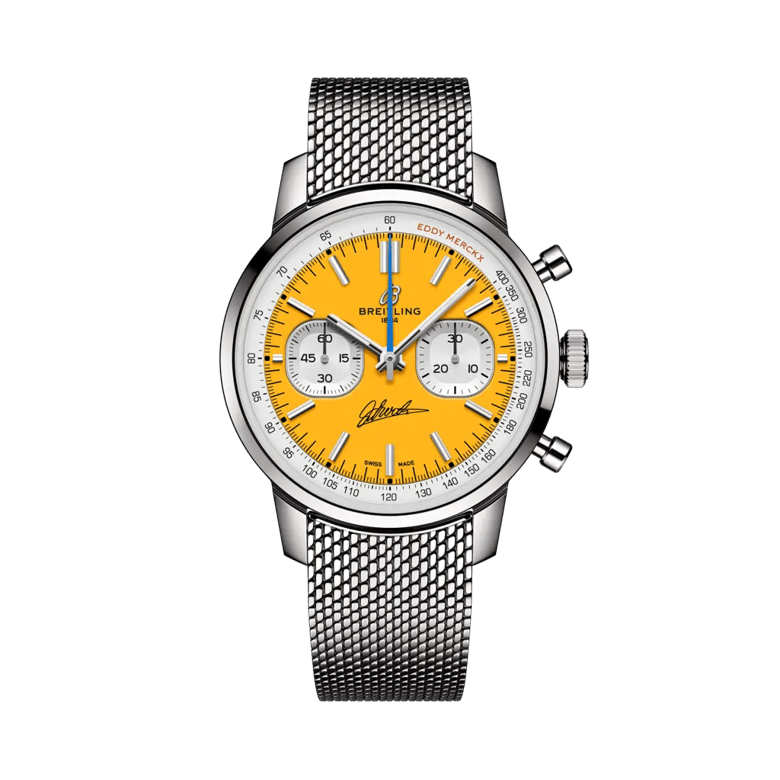 Top Time B01 Chronograph 41 Eddy Merckx, reference AB01762C1I1A1. Link to product details.