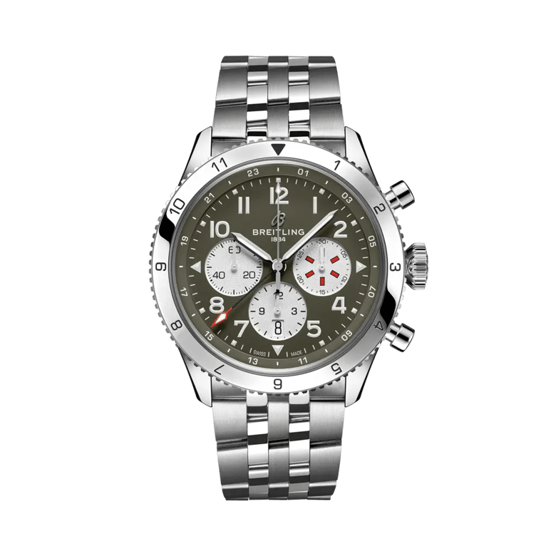 Super Avi B04 Chronograph Gmt 46 P 51 Mustang - AB04453A1B1A1