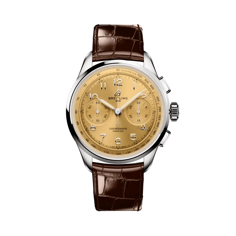 Premier B09 Chronograph 40, reference AB0930F51H1P1. Link to product details.