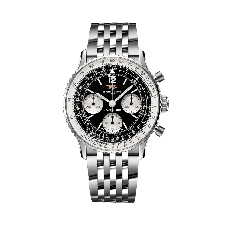 Navitimer B09 Chronograph 41, reference AB0950211B1A1. Link to product details.
