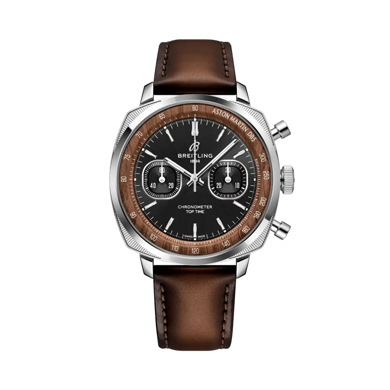 Top Time B01 Chronograph 41 Tribute to Aston Martin DB5, reference PB0178121B1X1. Link to product details.