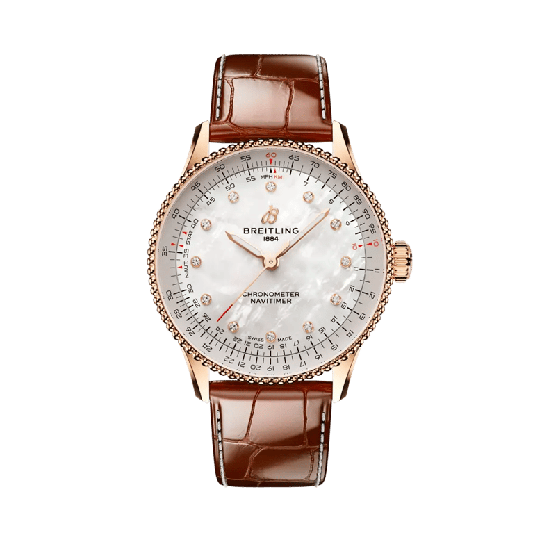 Navitimer Automatic 36自動航空腕錶，貨號 R17327211A1P1。 連結到產品詳細頁。