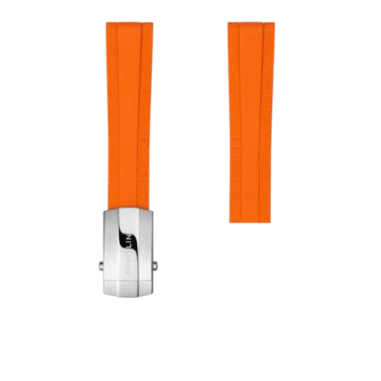 Cinturino in caucciù color mandarino, riferimento 318S. Link ai dettagli del prodotto.