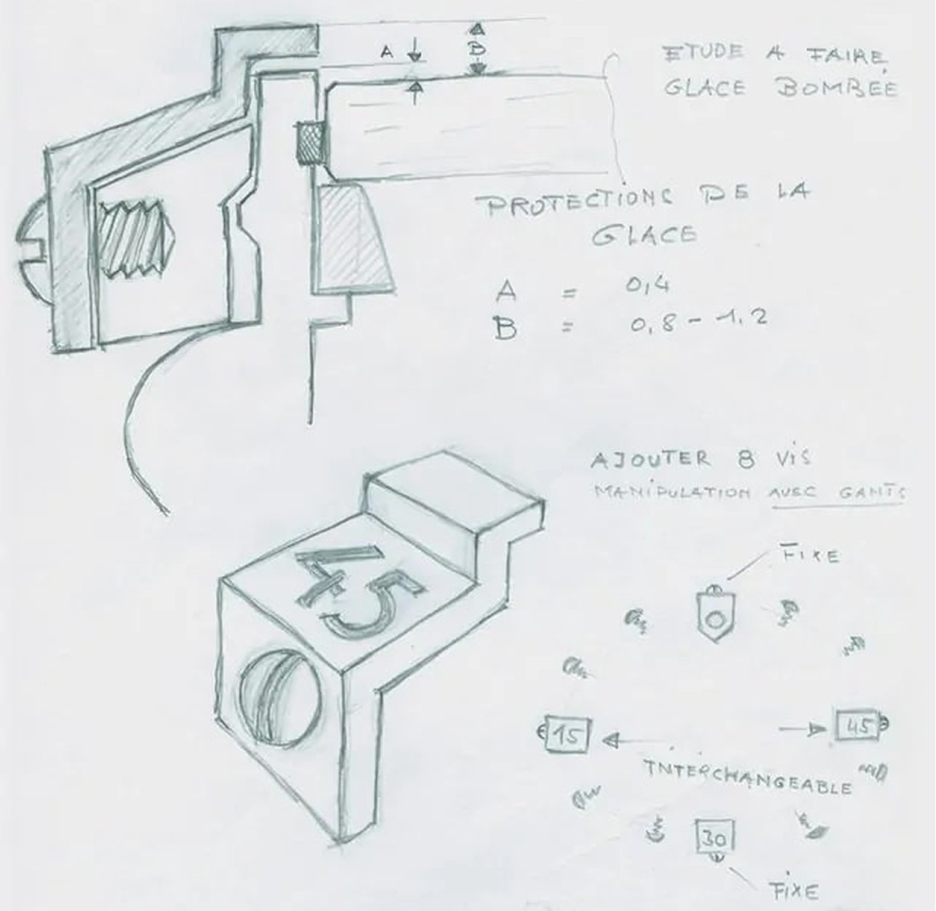 {generated} 1984年Breitling技術草圖，呈現精密製錶設計中的組件研究與編號部件。