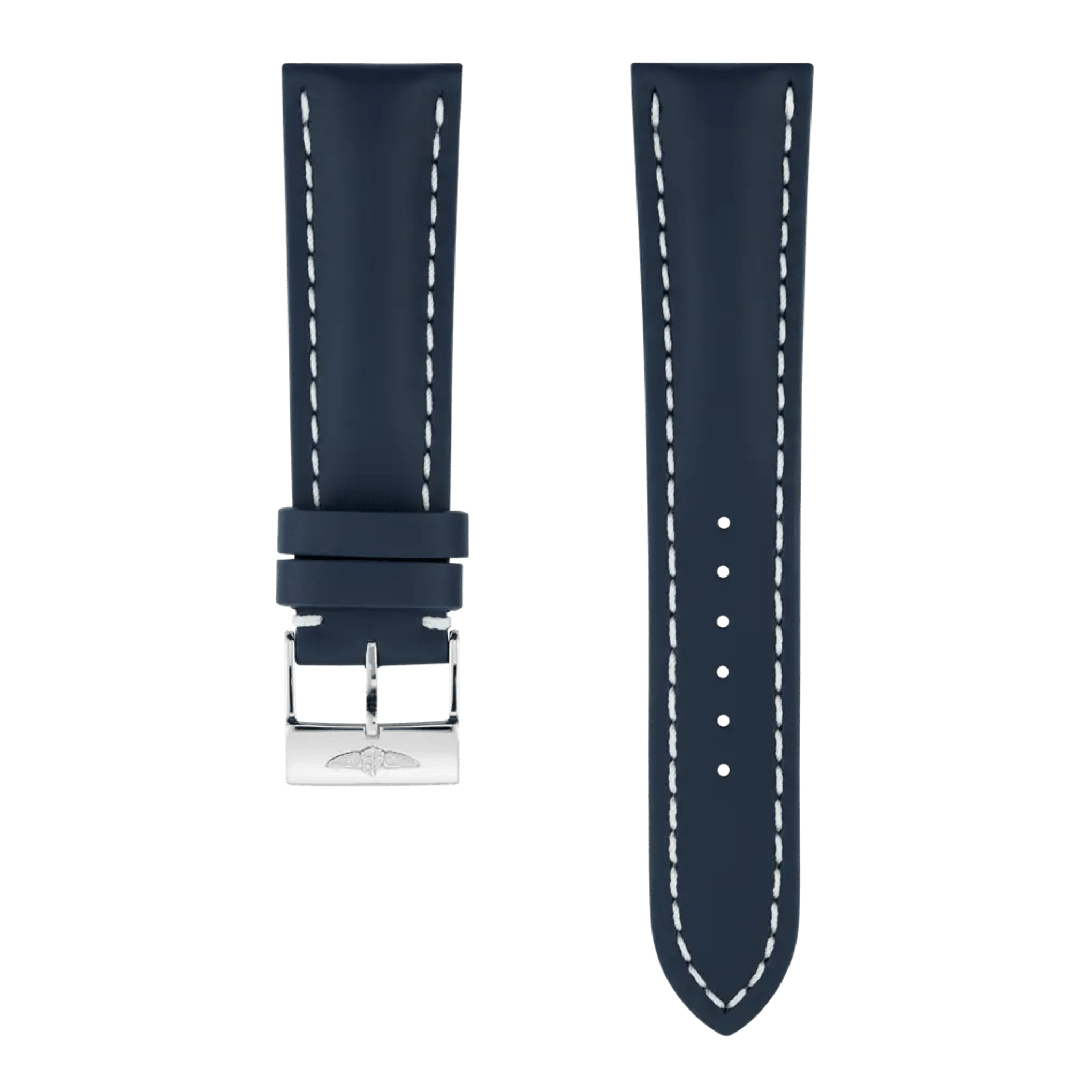 Blue calfskin leather strap - 101X - image 1