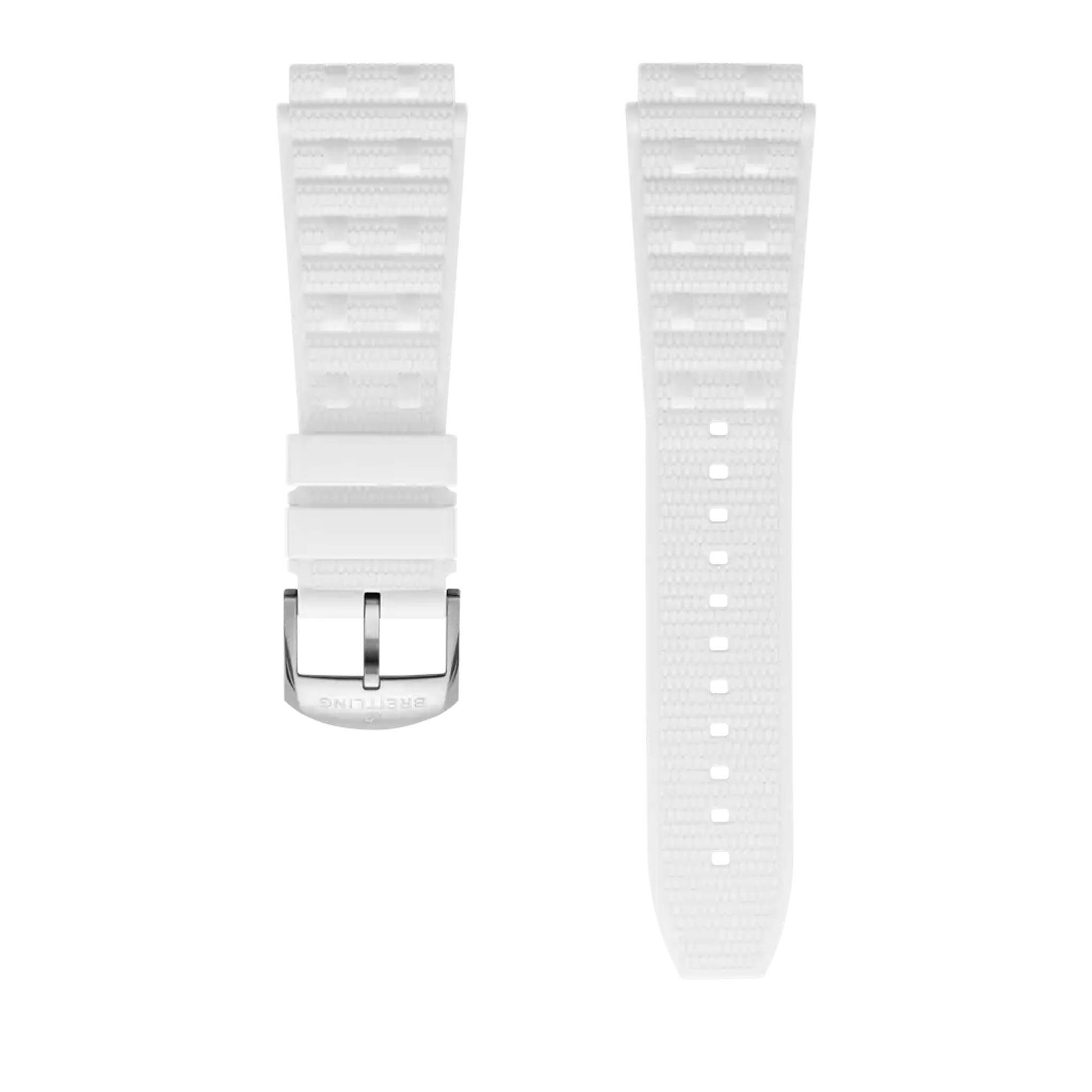 White Rouleaux rubber strap - 303SS - image 1