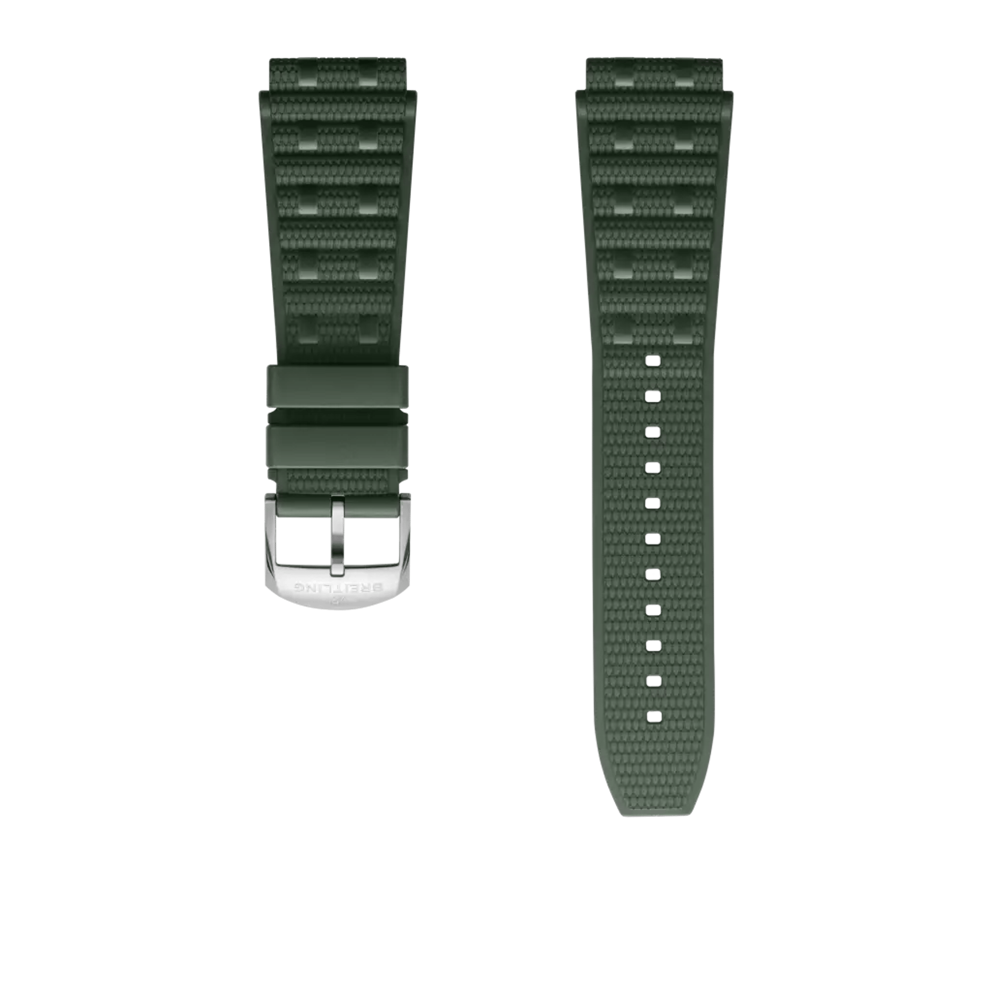 Green Rouleaux rubber strap - 321S - image 1