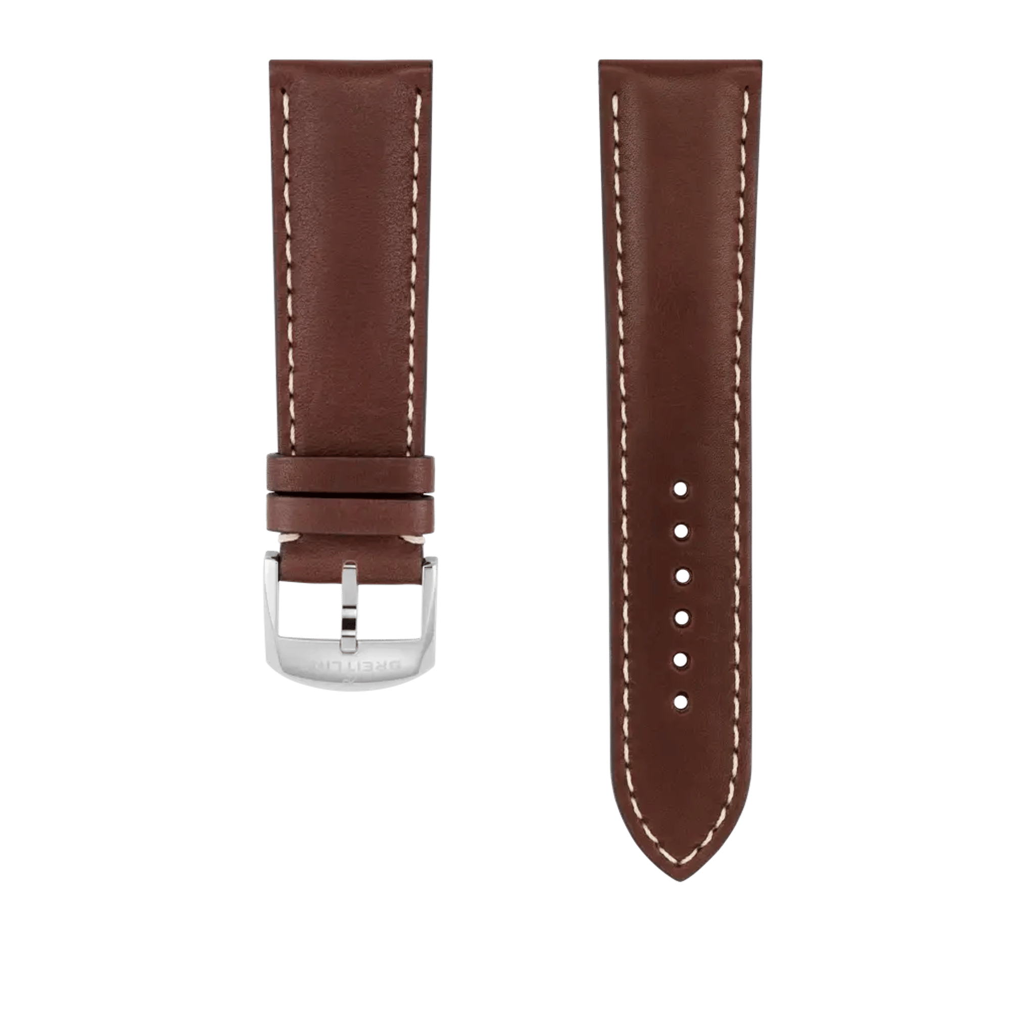 Brown novo nappa calfskin leather strap - 488X - image 1