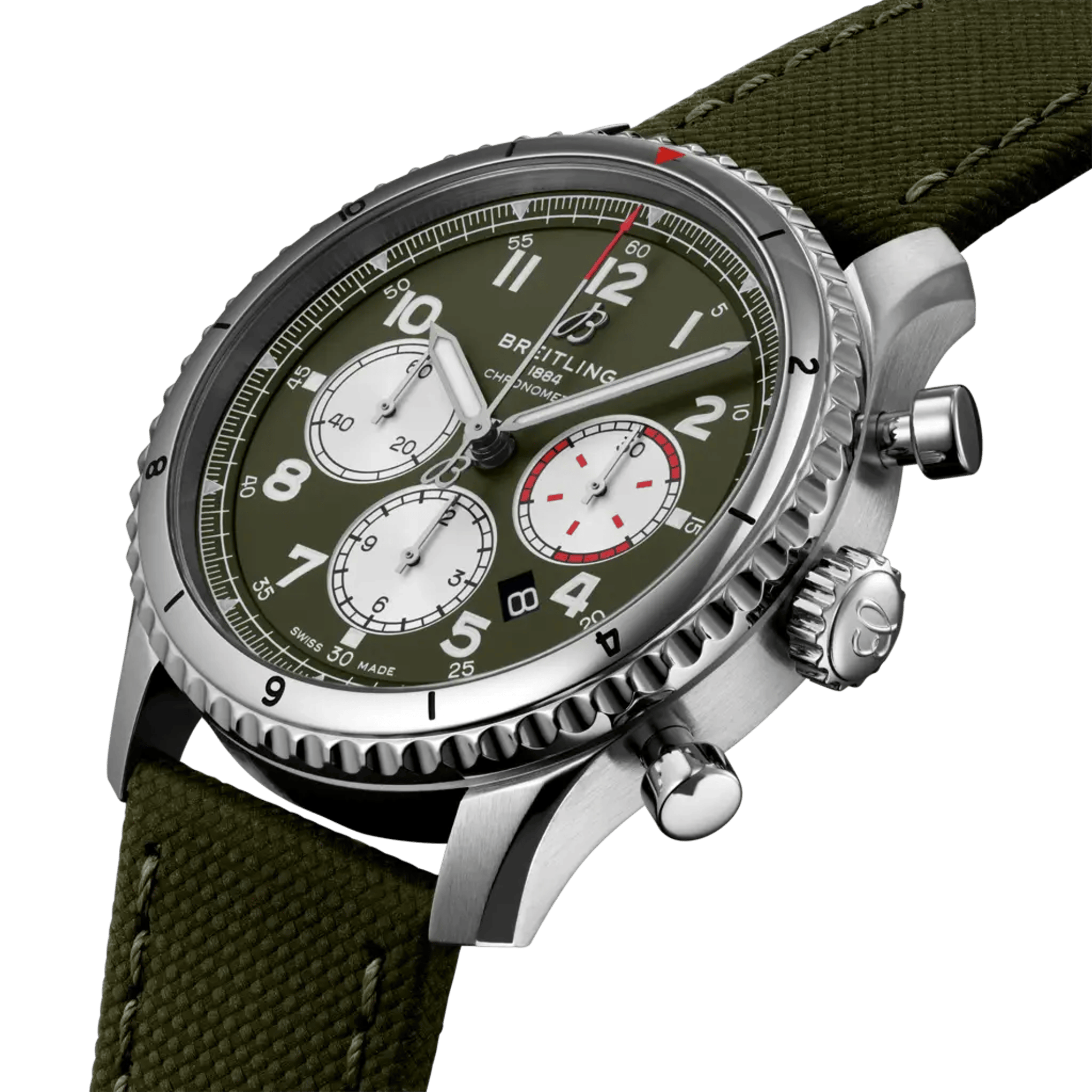 Aviator 8 B01 Chronograph 43 Curtiss Warhawk - AB01192A1L1X1 - image 2