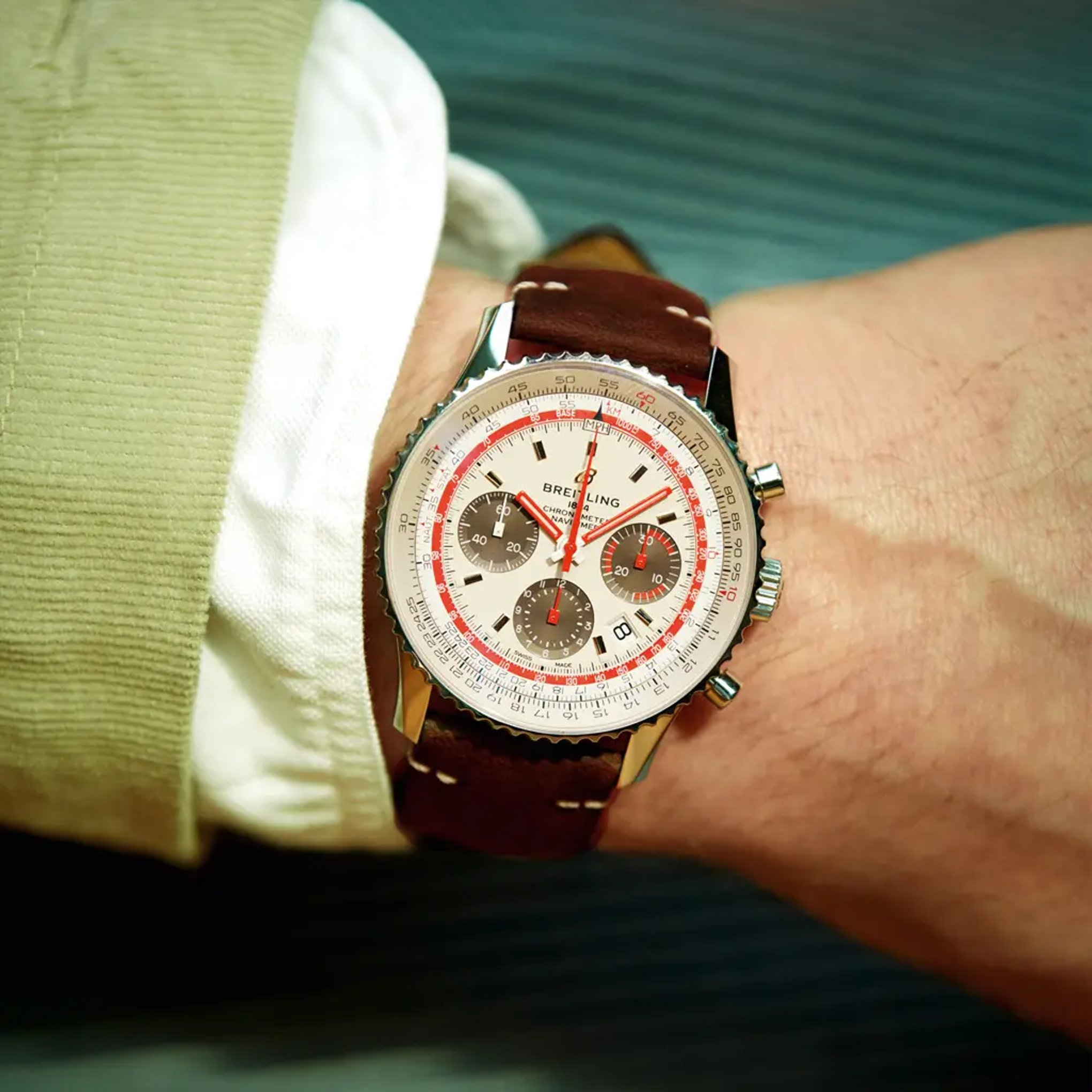 Navitimer B01 Chronograph 43 TWA - AB01219A1G1X2 - image 5